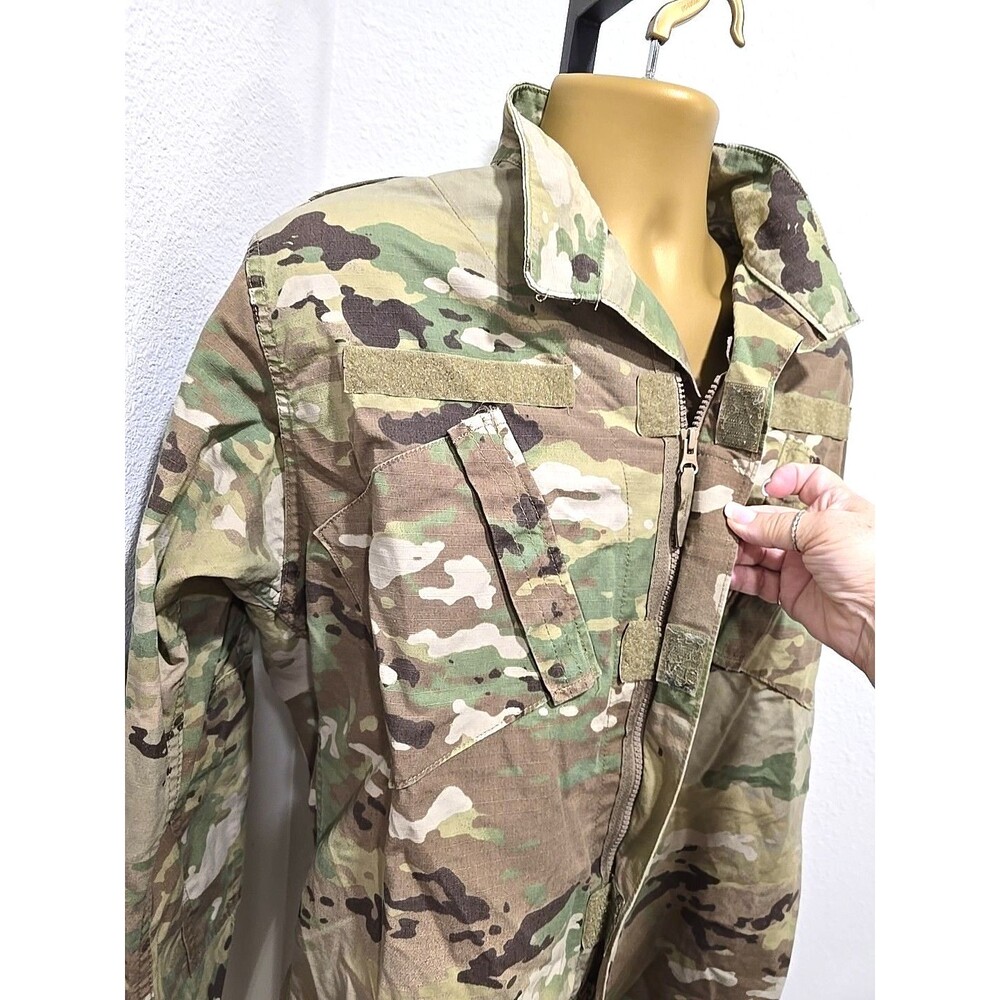 US Army Military Uniform Field Ripstop OCP Camouflage Combat Coat MT Long Unisex